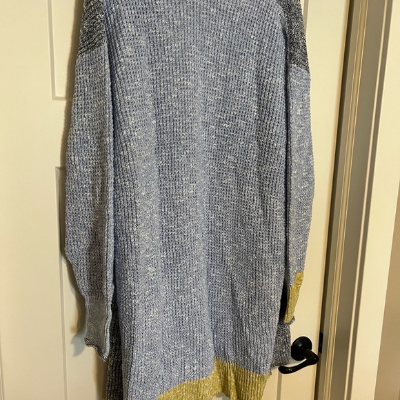 NWT Nordstroms Caslon multi color Duster/Sweater No Pockets - Picture 5 of 9